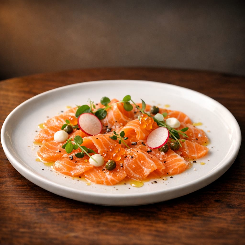 Карпаччо из лосося